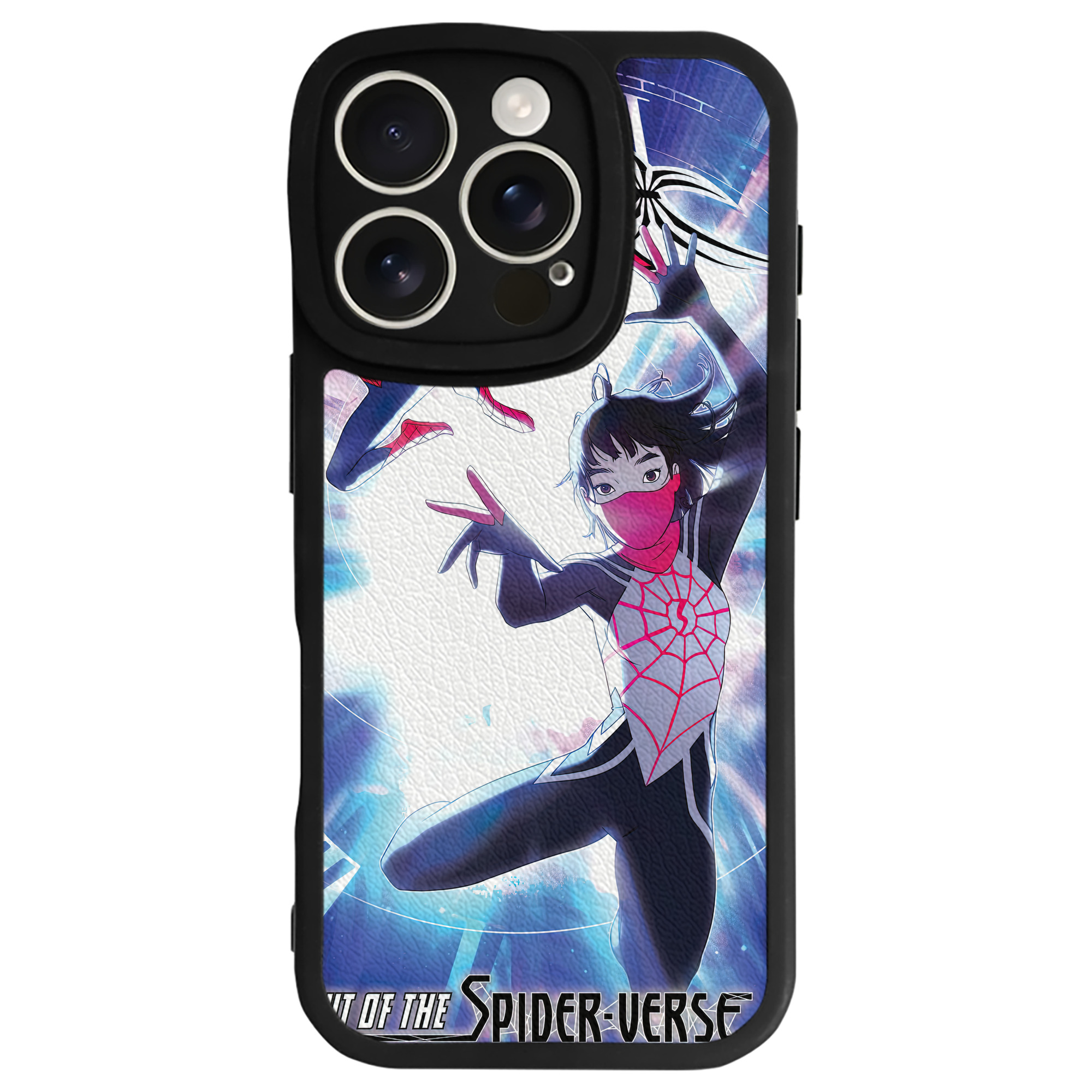 Spider Man スパイダーマン 【iPhone 16シリーズ対応】シリコンスマホケース（レザー調） 材質：シリコン